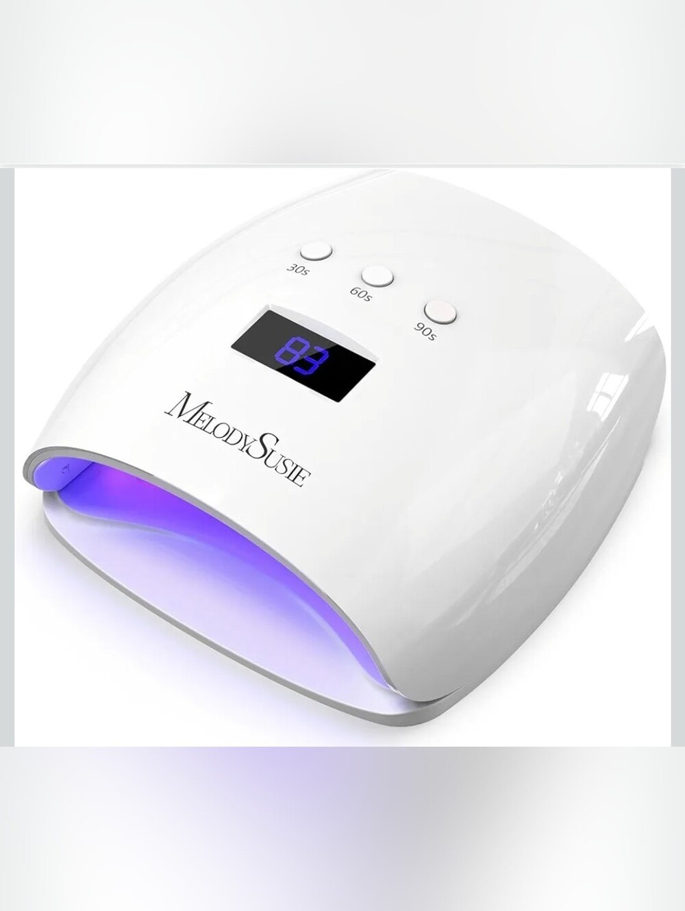 MelodySusie White LED UV Nail Lamp - NIB